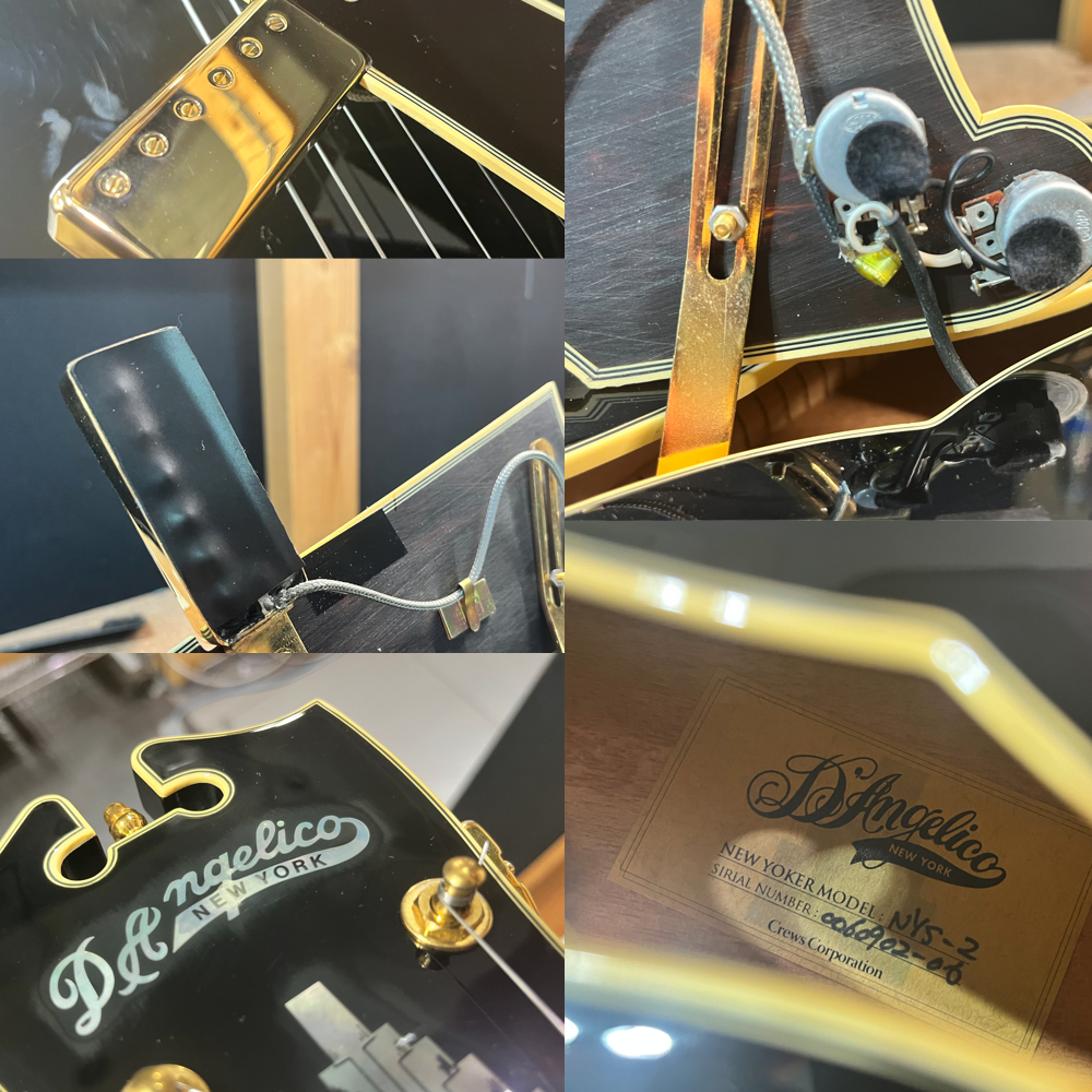 【中古】 エレキギター D’Angelico NYS-2 BK ディアンジェリコ ミニハムバッカー仕様 New Yorker ピックアップ