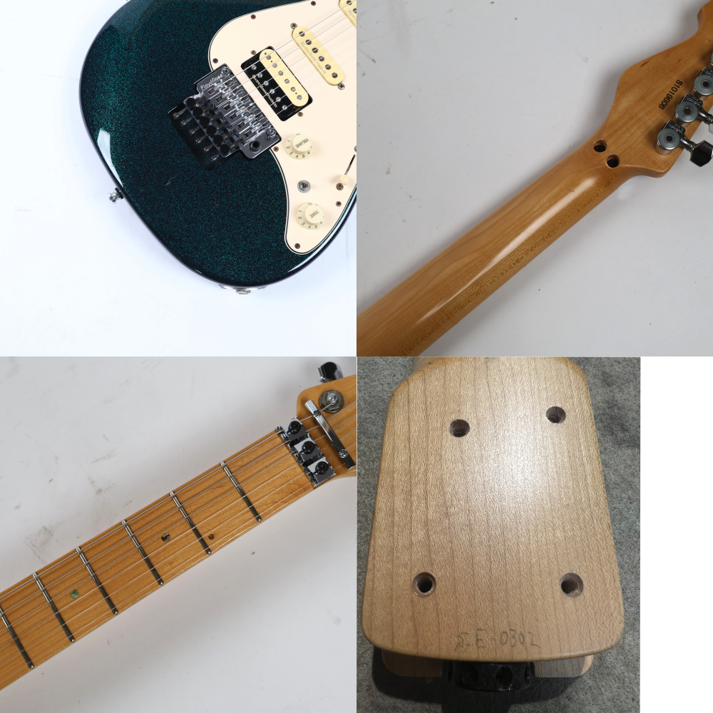 【中古】ESP SNAPPER-ALM FR Brass Blue 2010年製 エレキギター 傷