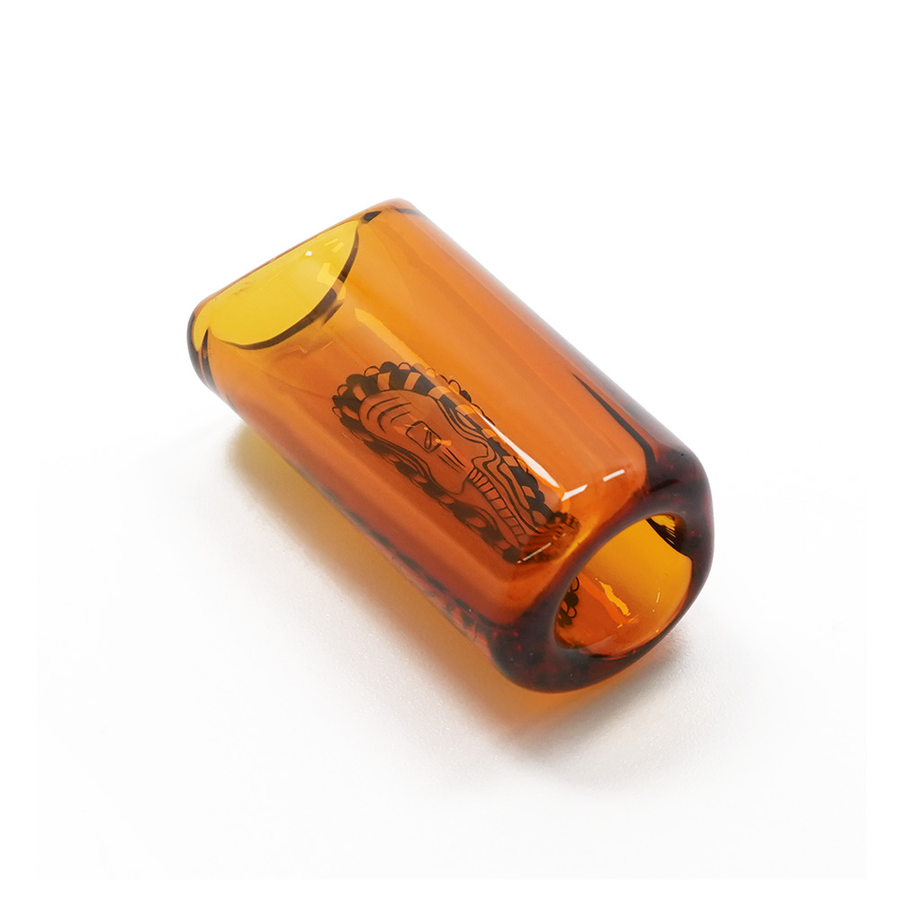 THE ROCK SLIDE ザロックスライド GRS-SA Amber Glass 25th Anniversary Small ガラス製 スライドバー 斜めアングル画像2