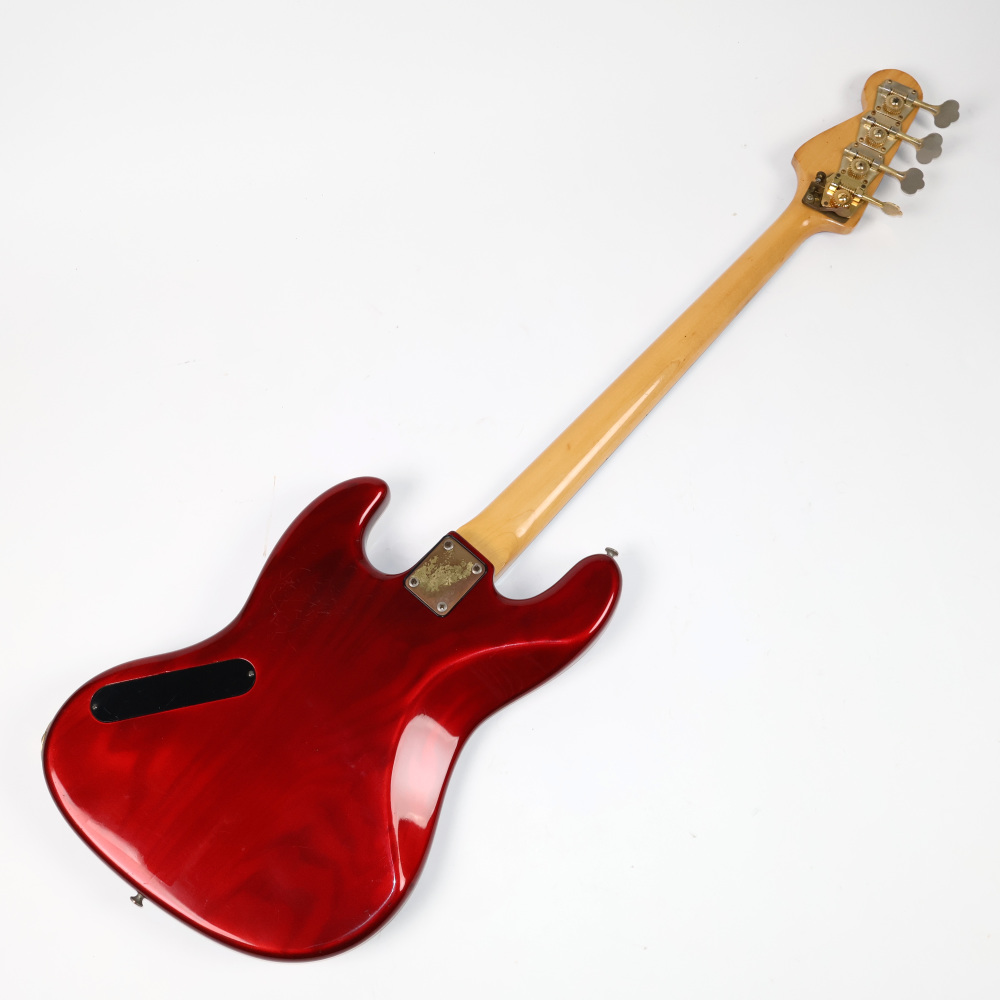 【中古】 エレキベース MOON JJ-4 Active シースルーレッド Bartolini ピックアップ、TBTプリアンプ搭載 ムーン 詳細画像