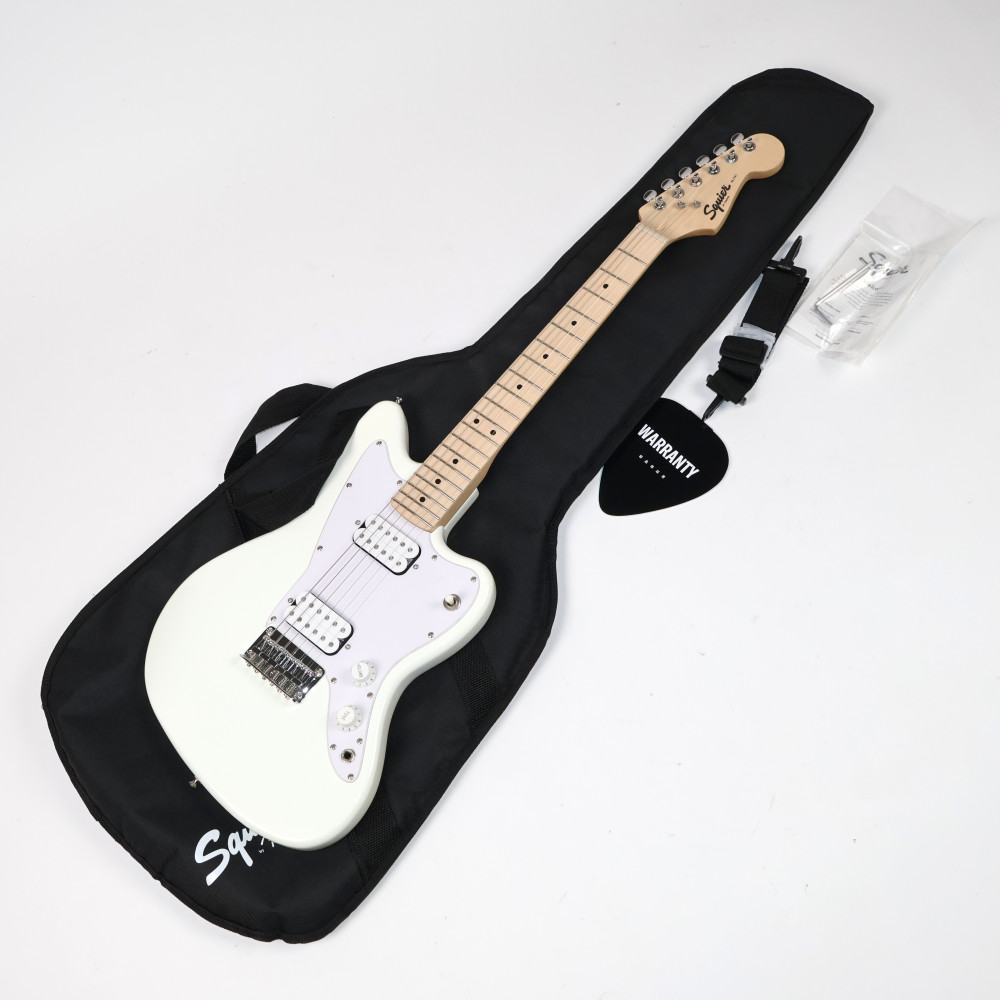 【中古】 エレキギター Squier Mini Jazzmaster HH Maple Fingerboard White 2024年製 スクワイアー ミニジャズマスター 578mm スケール