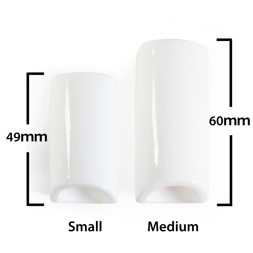 THE ROCK SLIDE ザロックスライド CRS-SG Ceramic Guitar Slide Glacier Small セラミック製 スライドバー サイズ比較画像1