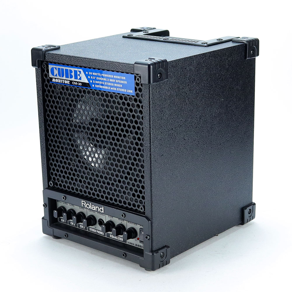 【中古】モニタースピーカー ROLAND CM-30 ポータブルミキシングモニター 全体