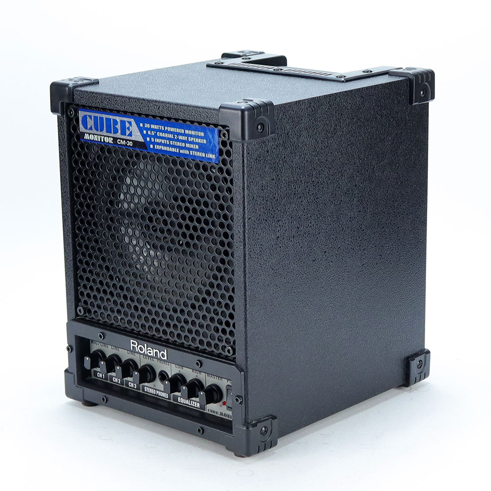 【中古】モニタースピーカー ROLAND CM-30 ポータブルミキシングモニター 全体