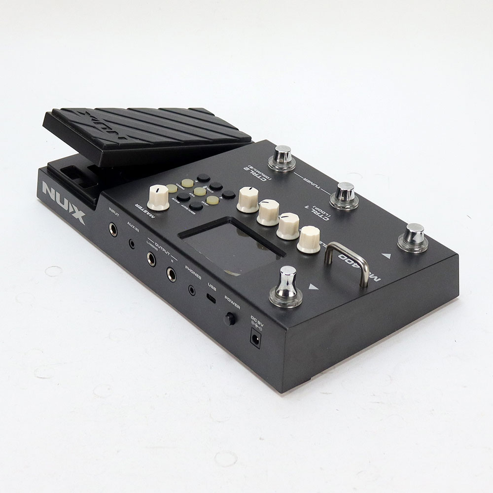 【中古】 NUX MG-400 マルチエフェクター 全体