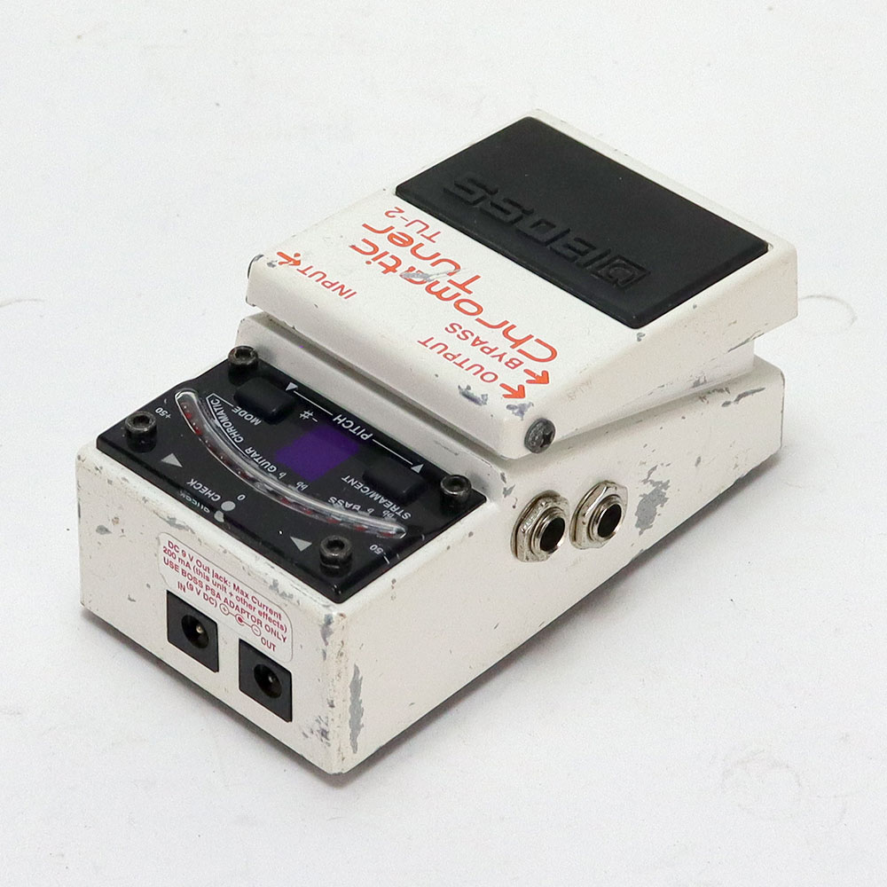 【中古】 クロマチックチューナー エフェクター BOSS TU-2 Chromatic Tuner ペダルチューナー 全体