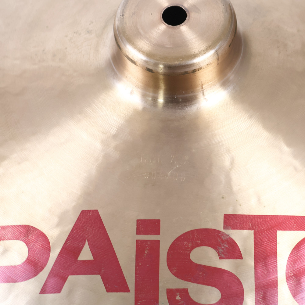 【中古】 チャイナシンバル パイステ PAISTE 2002 CHINA TYPE 20インチ 1980s ビンテージシンバル シリアル