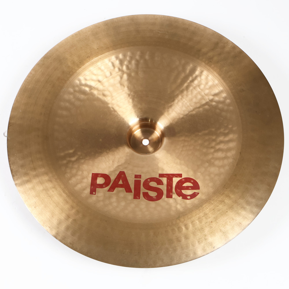 【中古】 チャイナシンバル パイステ PAISTE 2002 CHINA TYPE 20インチ 1980s ビンテージシンバル 裏面