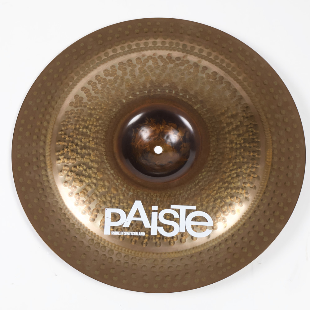 【中古】 チャイナシンバル パイステ PAISTE RUDE NOVO China 18インチ チャイナシンバル 裏面