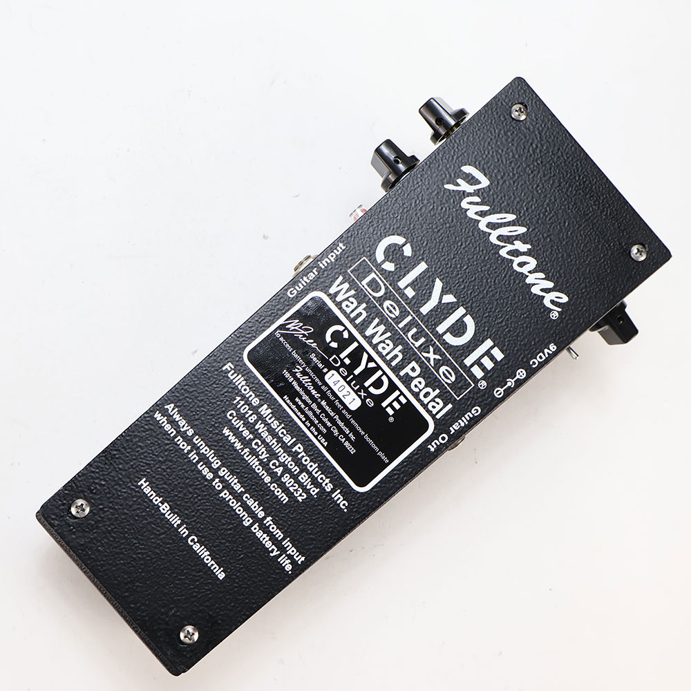 【中古】 Fulltone フルトーン CLYDE Deluxe Wah ワウ ギターエフェクター 裏面
