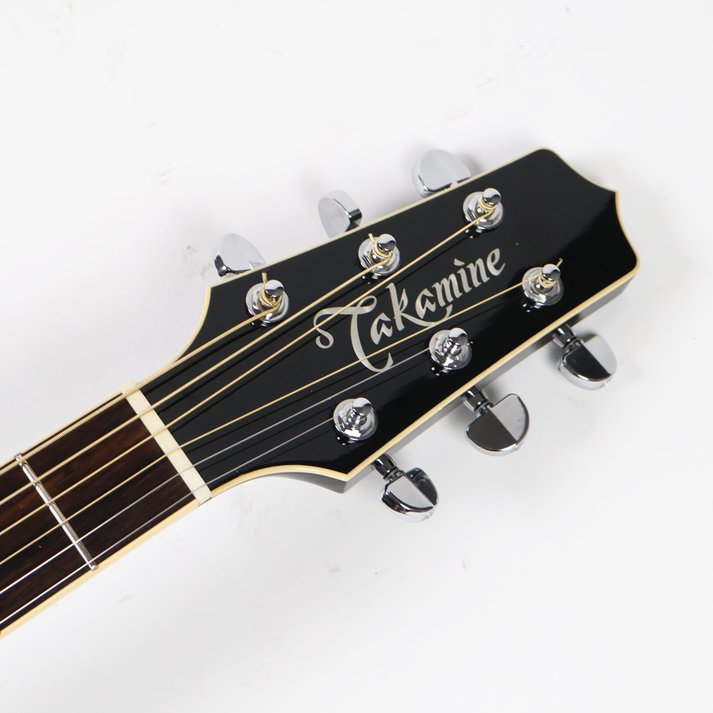 【中古】 アコースティックギター Takamine DMP561C BL タカミネ エレアコ CTP-4DX (DMP)プリアンプ搭載 ハードケース付き ヘッド