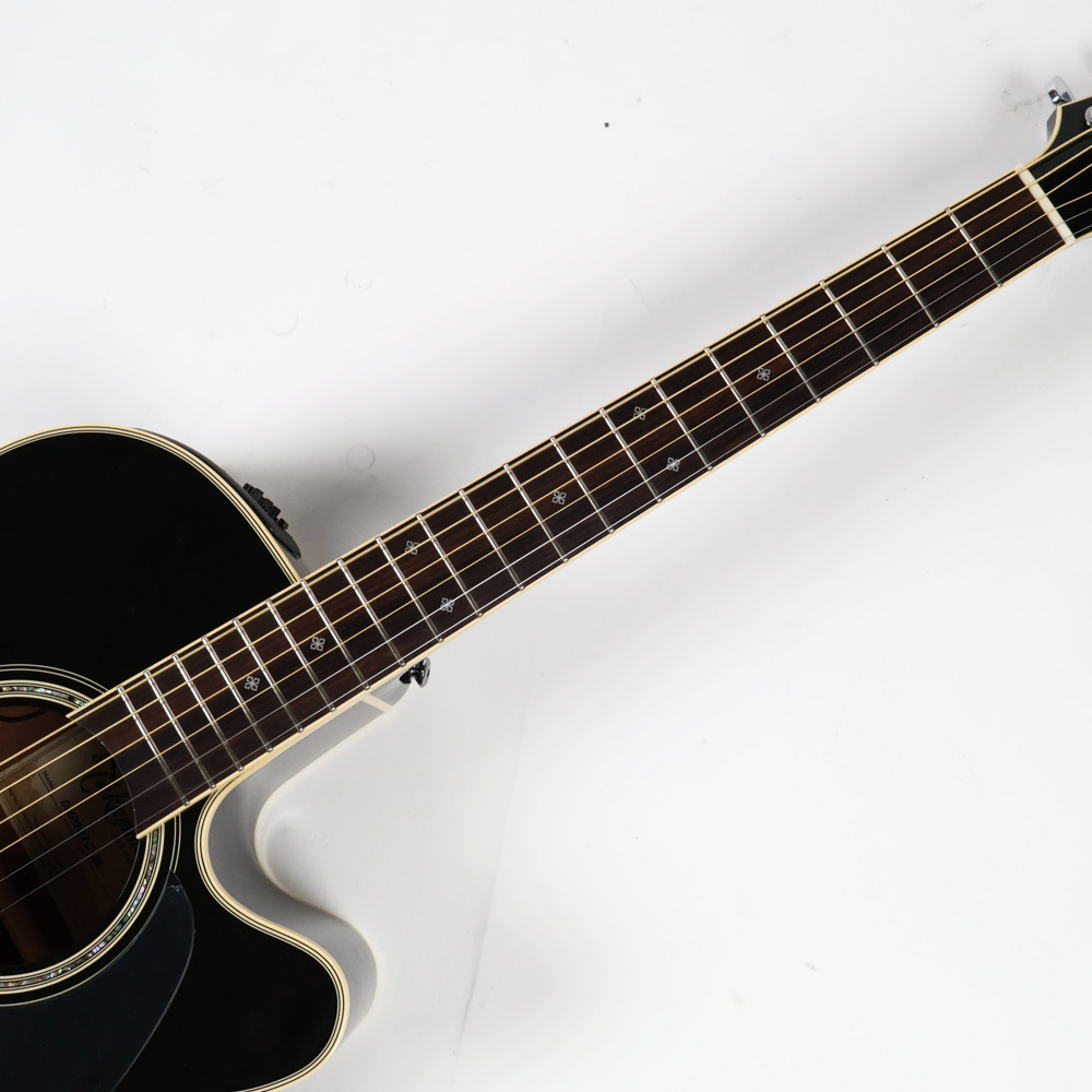 【中古】 アコースティックギター Takamine DMP561C BL タカミネ エレアコ CTP-4DX (DMP)プリアンプ搭載 ハードケース付き 指板
