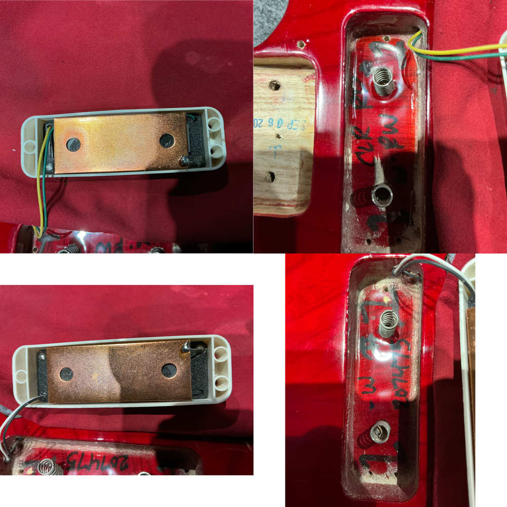 【中古】 エレキギター G&L ASAT Semi-Hollow with Bigsby Red 2000年製 US製 セミホロー ビグスビーブリッジ 詳細画像