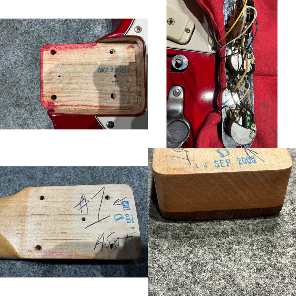 【中古】 エレキギター G&L ASAT Semi-Hollow with Bigsby Red 2000年製 US製 セミホロー ビグスビーブリッジ 詳細画像