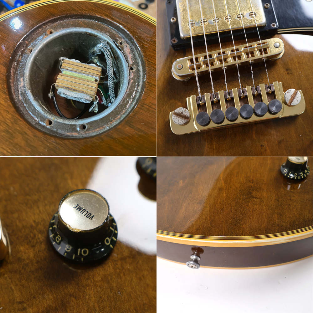 【中古】 エレキギター Gibson Les Paul Artisan 1977年製 ギブソン レスポール アーティザン 3ピックアップ仕様 ファインチューンテールピース 詳細画像