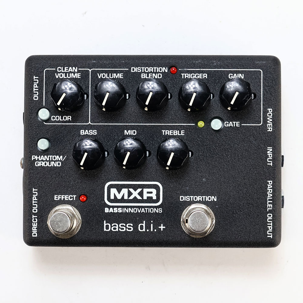 【中古】 ベース用ダイレクトボックス MXR M80 Bass D.I.＋ ベースディストーション ベースエフェクター 正面
