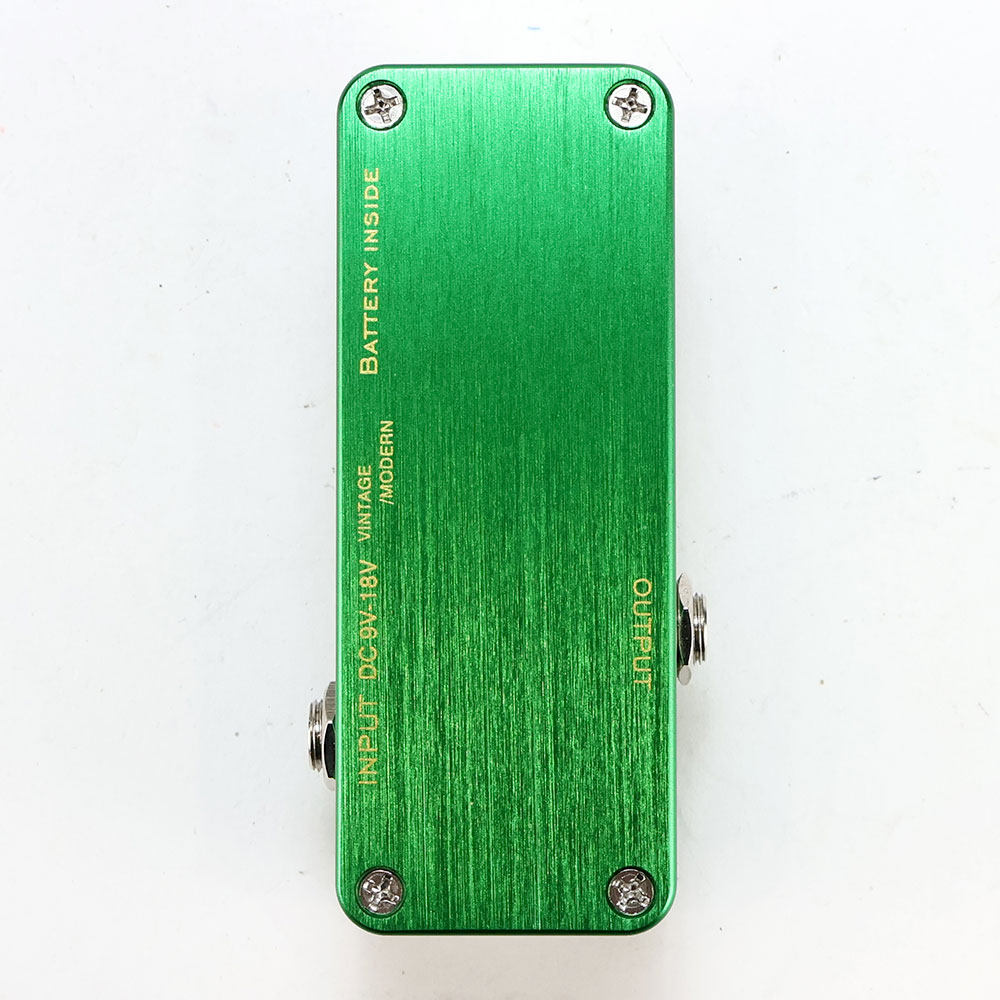 【中古】 One Control ワンコントロール Persian Green Screamer 旧デザイン オーバードライブ エフェクター 裏面