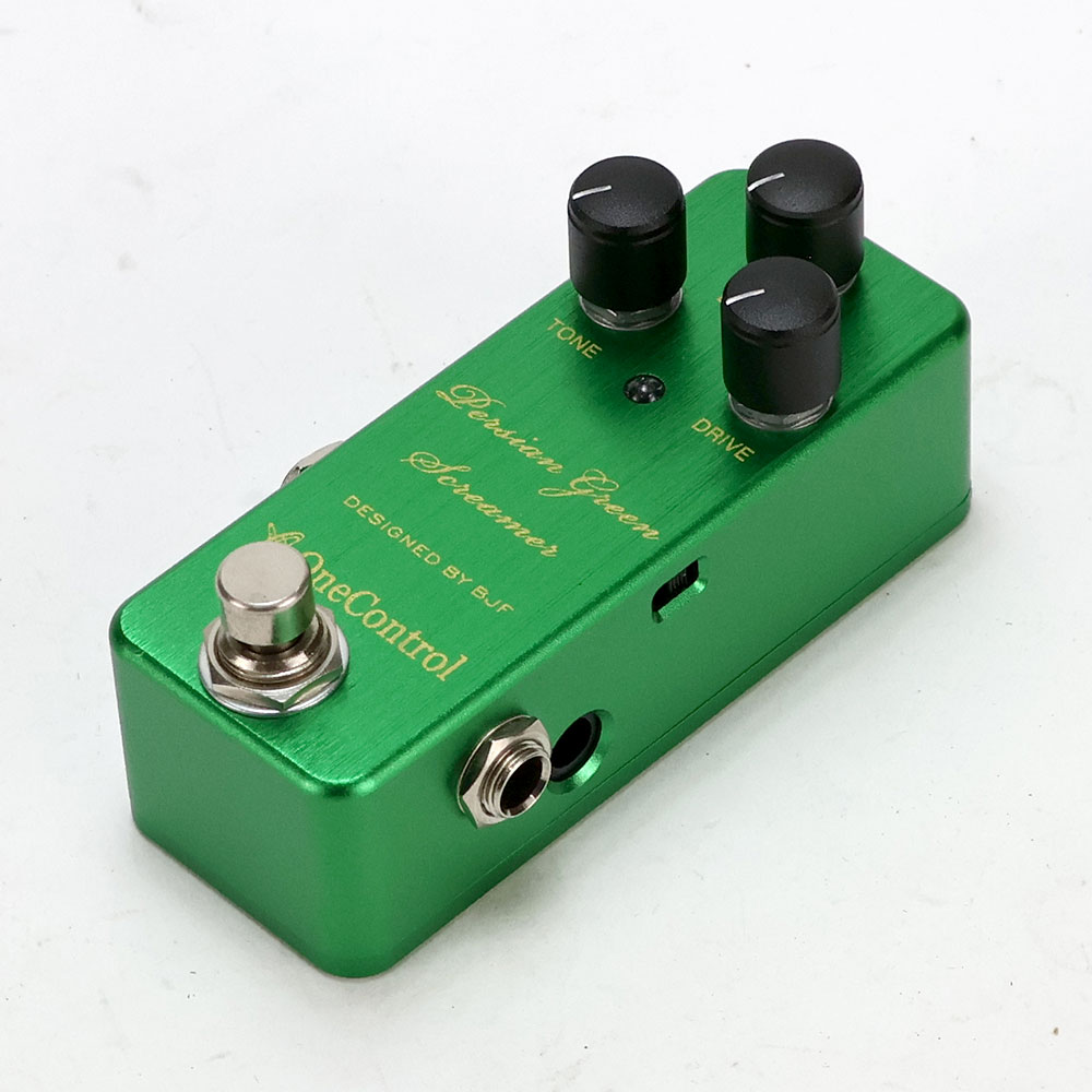 【中古】 One Control ワンコントロール Persian Green Screamer 旧デザイン オーバードライブ エフェクター 全体