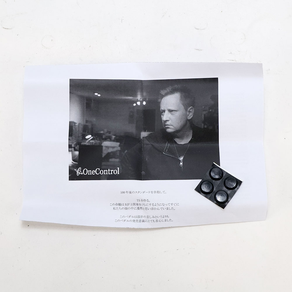 【中古】 One Control ワンコントロール Persian Green Screamer 旧デザイン オーバードライブ エフェクター 付属品