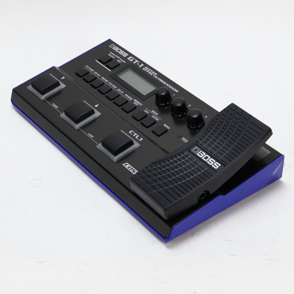 【中古】ボス マルチエフェクター BOSS GT-1 Guitar Effect Processor 全体