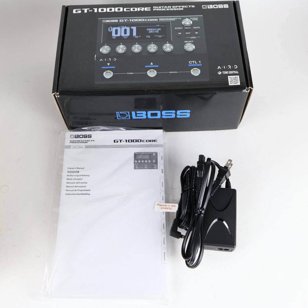 【中古】 マルチエフェクター BOSS GT-1000CORE Guitar Effects Processor ボス 付属品