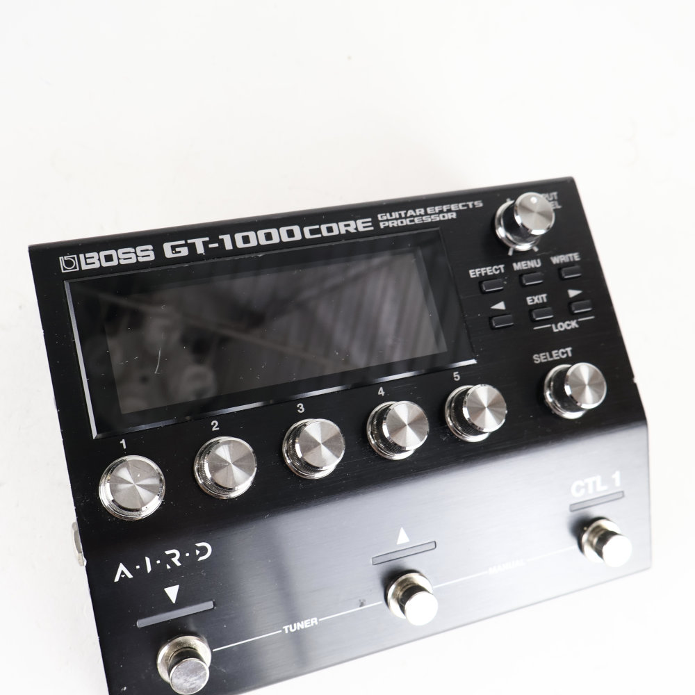 【中古】 マルチエフェクター BOSS GT-1000CORE Guitar Effects Processor ボス 正面