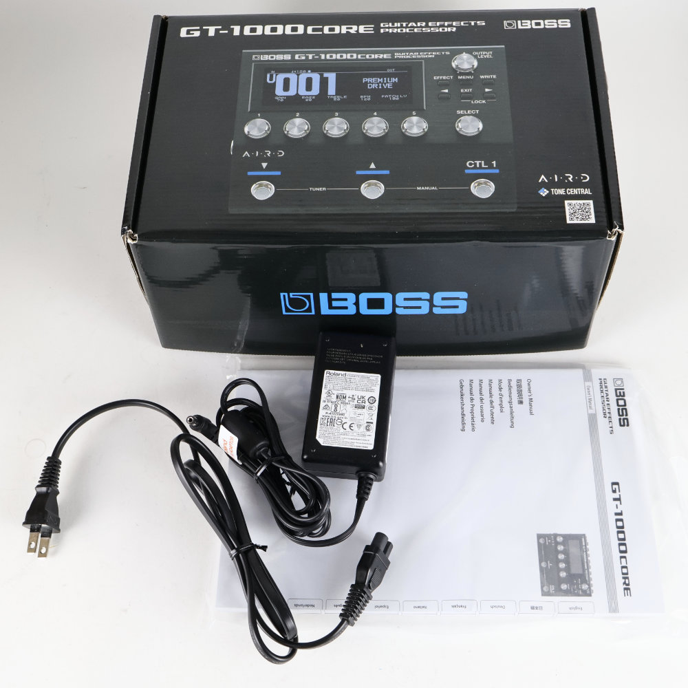 【中古】 マルチエフェクター BOSS GT-1000CORE Guitar Effects Processor ボス 付属品