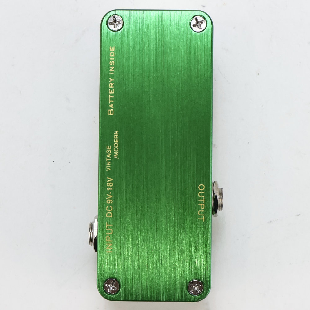 【中古】 One Control ワンコントロール Persian Green Screamer 旧デザイン オーバードライブ エフェクター 底面