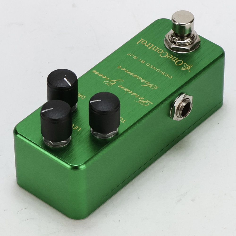 【中古】 One Control ワンコントロール Persian Green Screamer 旧デザイン オーバードライブ エフェクター 全体