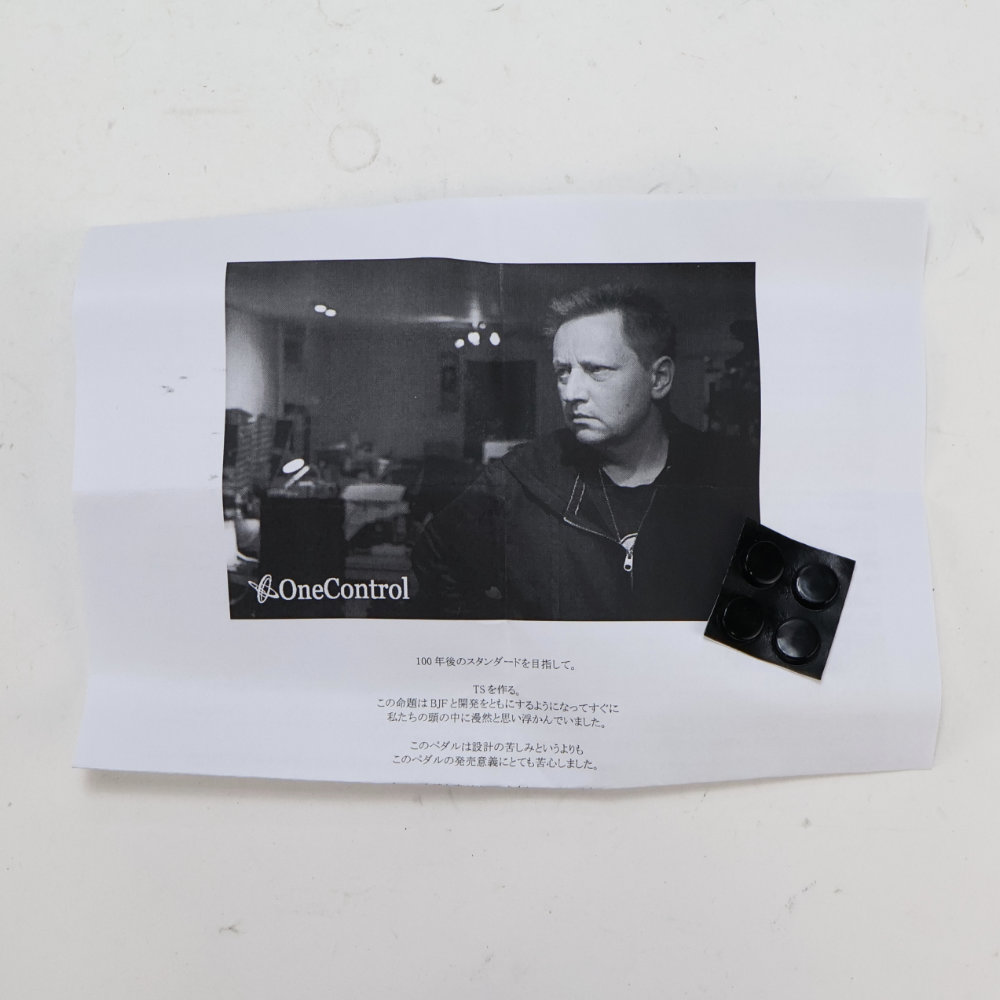 【中古】 One Control ワンコントロール Persian Green Screamer 旧デザイン オーバードライブ エフェクター 付属品