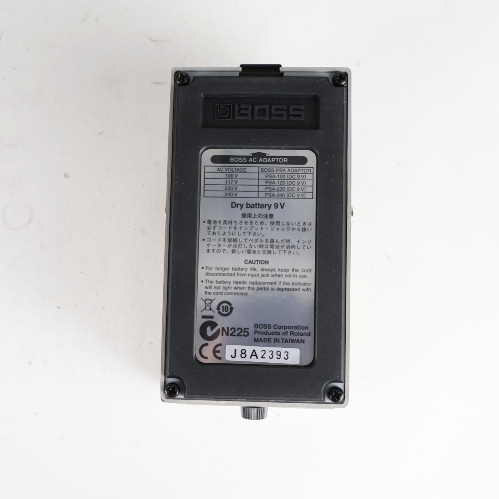 【中古】イコライザー エフェクター BOSS GEB-7 Bass Equalizer ベースエフェクター 裏面