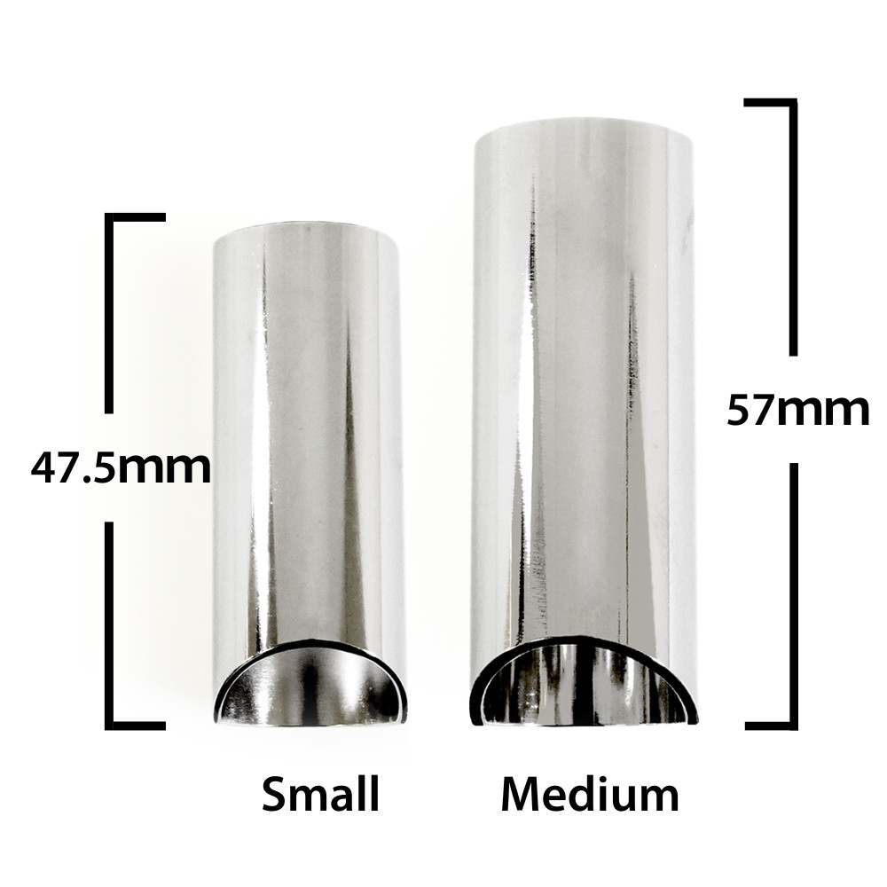 THE ROCK SLIDE ザロックスライド TRS-SN Nickel Plated Slide Small ブラス製 スライドバー サイズ比較画像1