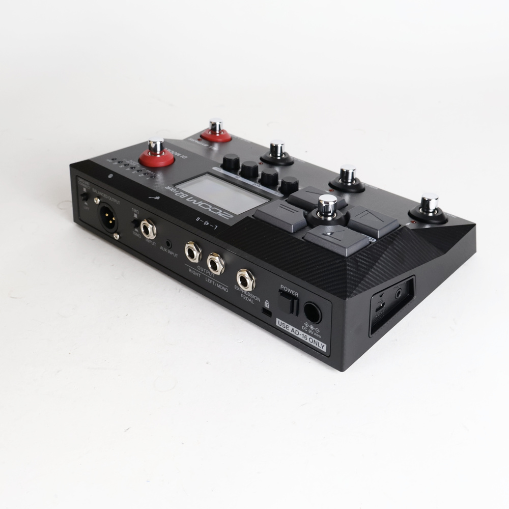 【中古】 ベース用マルチエフェクター ズーム ZOOM B2 FOUR ベースマルチエフェクター アンプエミュレーター 側面