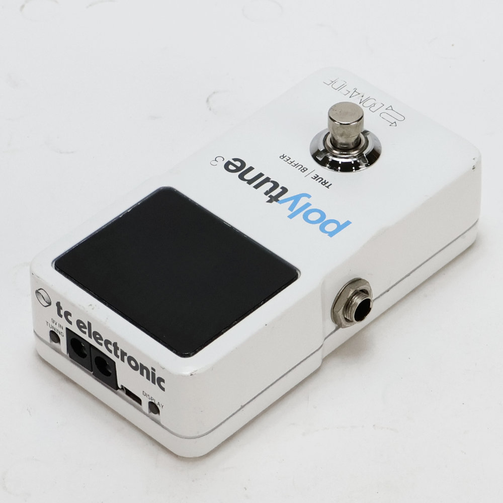 【中古】 チューナー tc electronic PolyTune 3 バッファー内蔵 ポリフォニックチューナー ポリチューン ペダルチューナー 全体