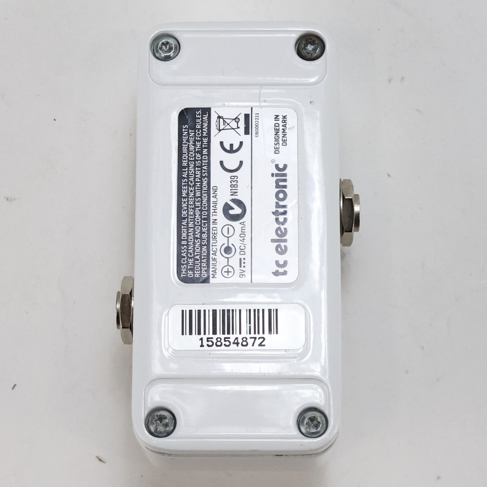 【中古】 チューナー tc electronic PolyTune 2 mini バッファー内蔵 ペダルチューナー tcエレクトロニック 底面