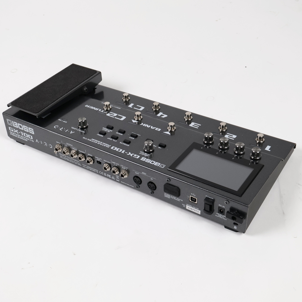 【中古】 マルチエフェクター ボス BOSS GX-100 マルチエフェクター Guitar Effects Processor 側面