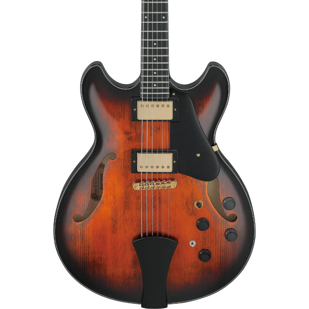 IBANEZ アイバニーズ ASH300-TBC ARTSTAR AS Full-Hollow Solid top Tobacco Brown エレキギター ボディ画像