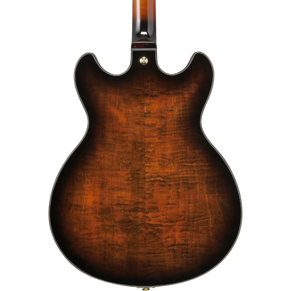 IBANEZ アイバニーズ ASH300-TBC ARTSTAR AS Full-Hollow Solid top Tobacco Brown エレキギター ボディバック画像