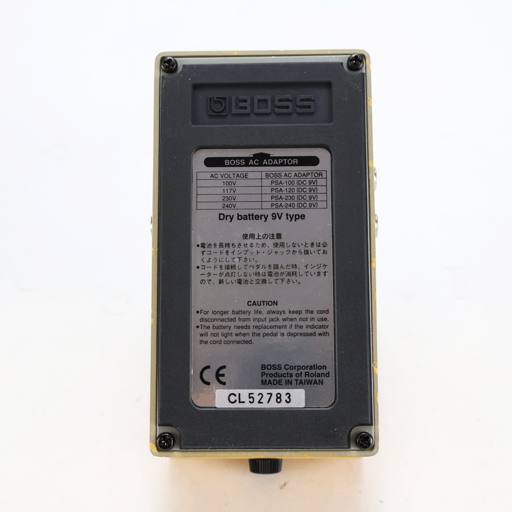 【中古】 アコースティックシミュレーター エフェクター BOSS AC-2 Acoustic Simulator ギターエフェクター 裏面