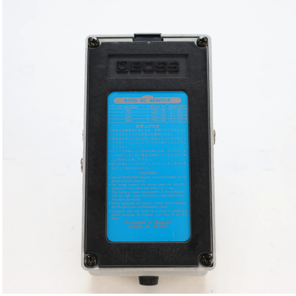 【中古】 デジタルディレイ エフェクター BOSS DD-3 Digtal Delay  MADE IN JAPAN ギターエフェクター ディレイ 裏面