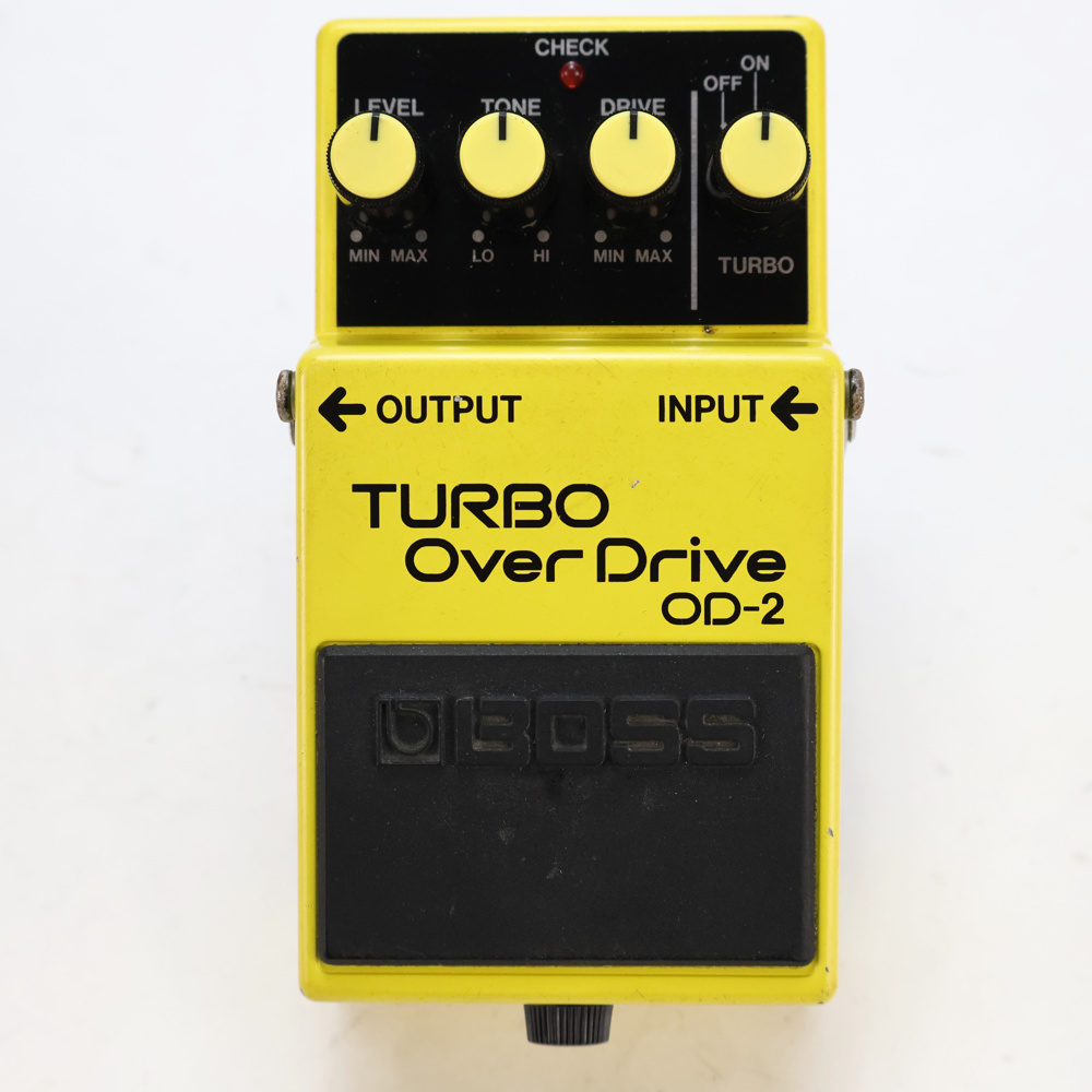 【中古】ターボオーバードライブ エフェクター BOSS OD-2 TURBO OverDrive Made in Japan ボス ギターエフェクター