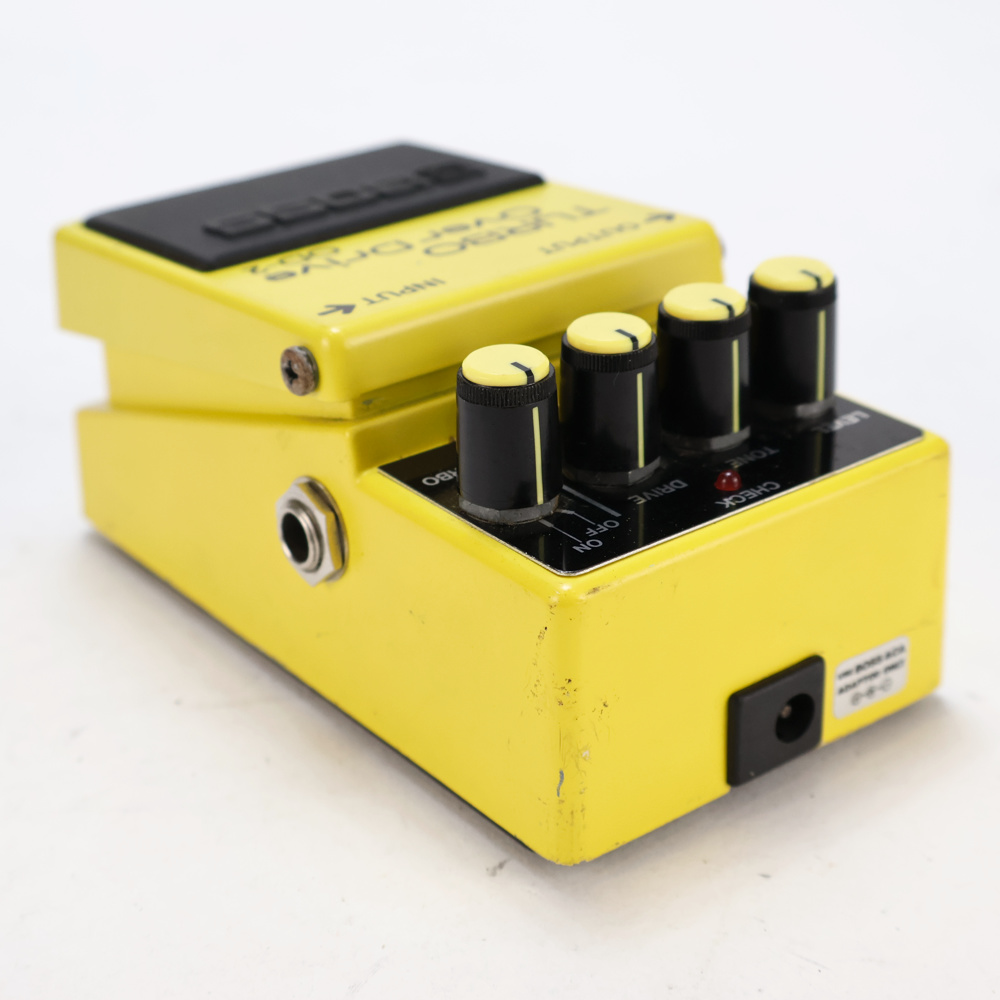 【中古】ターボオーバードライブ エフェクター BOSS OD-2 TURBO OverDrive Made in Japan ボス ギターエフェクター 側面