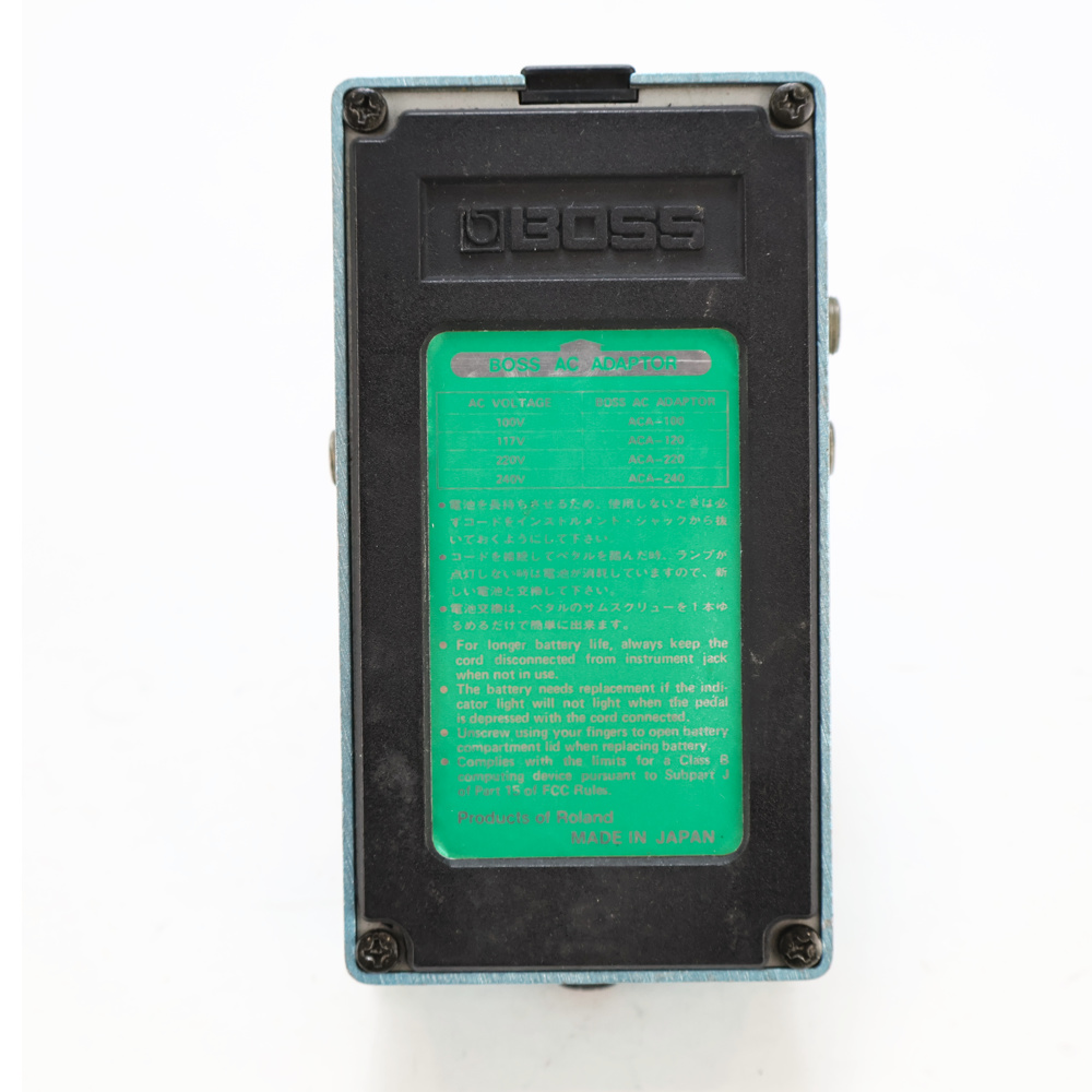【中古】 コーラス エフェクター BOSS CE-3 Chorus Made in JAPAN ギターエフェクター 裏面