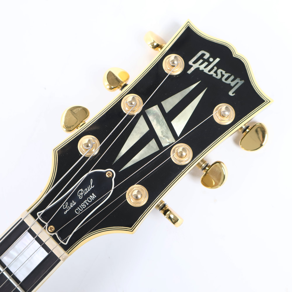 【中古】 エレキギター Gibson Les Paul Custom Black Beauty ’57 Reissue 1993年製 4.26kg 57クラシック搭載 オールマホガニーボディー Pre-Historic ギブソン レスポールカスタム 詳細画像