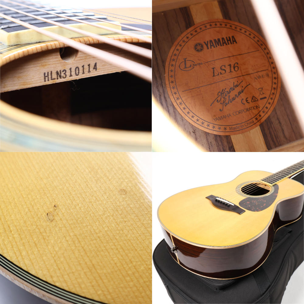 【中古】 アコースティックギター YAMAHA LS16 ARE Natural ヤマハ エレクトリックアコースティックギター 詳細画像