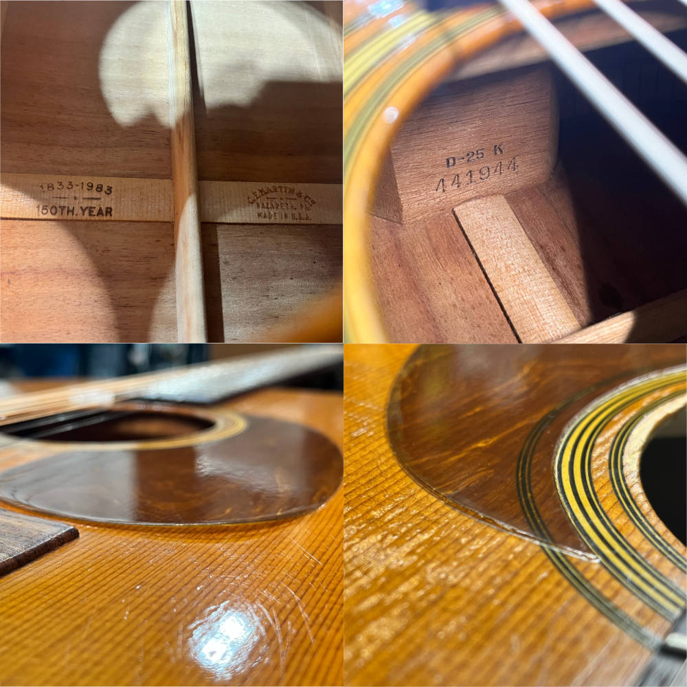 【中古】 アコースティックギター Martin D-25K 150th Year 1983年製 マーチン ハワイアンコアバック＆サイド 詳細画像