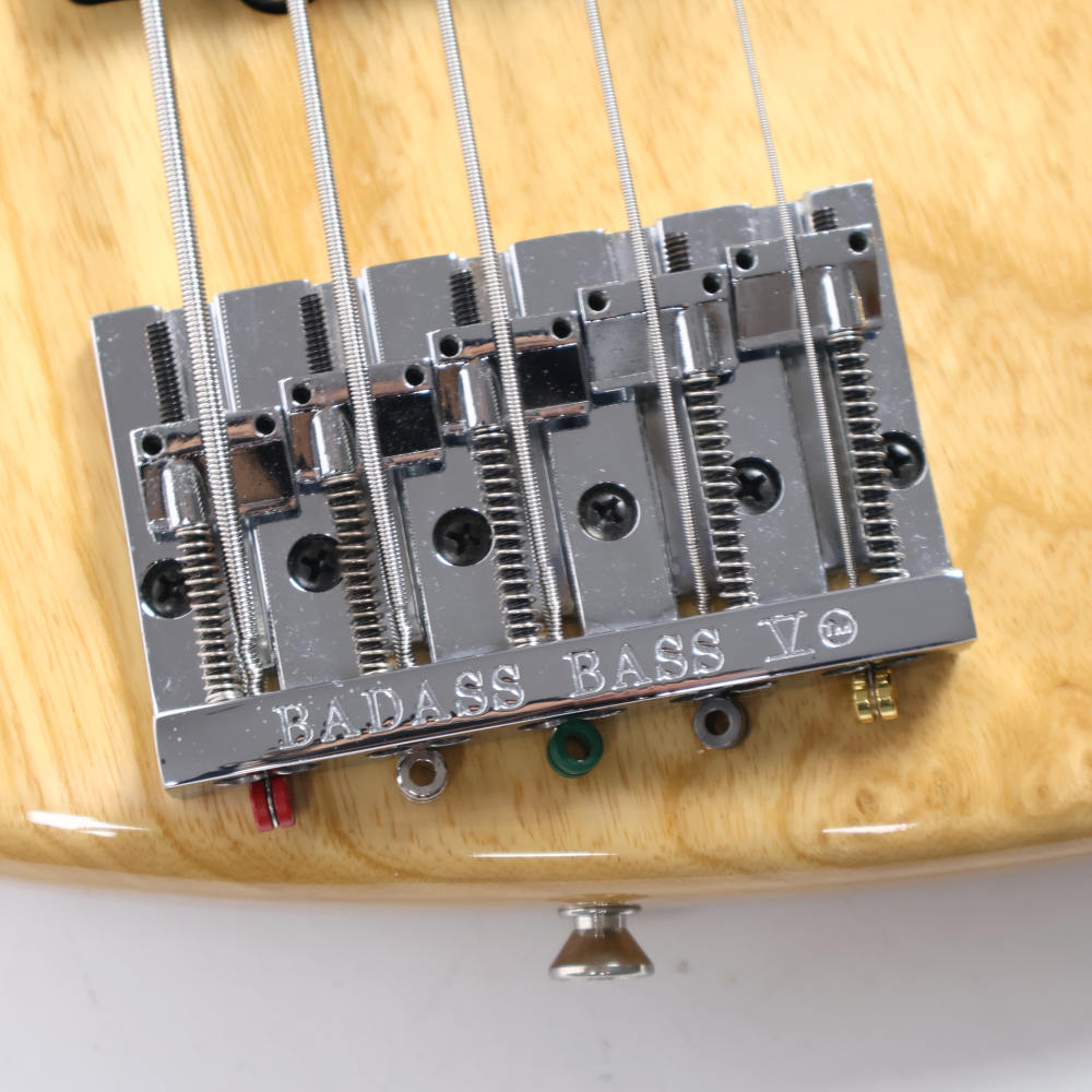 【中古】Crews Maniac Sound クルーズ マニアックサウンド JB-2005 Natural 5弦エレキベース 詳細画像