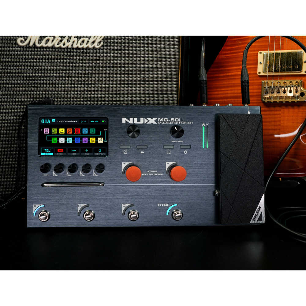 NUX ニューエックス MG-50Li Shadow Mist アンプモデラー マルチエフェクター イメージ画像1