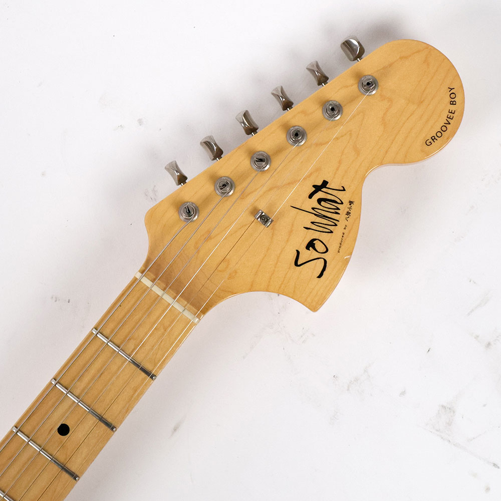 【中古】 エレキギター So What by 八弦小唄 GROOVEE BOY OTM/M リバースボディー ラージヘッドの個性派ストラトタイプ アルダーボディー ヘッド