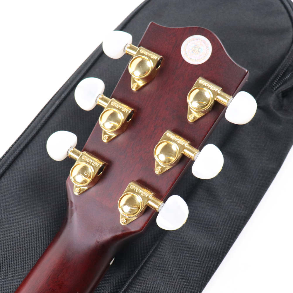 【中古】 アコースティックギター Haeaway HTJ-Yozakura Japan Tune-up Series 初の桜モデル ヘッドウェイ 弦長597mmのコンパクトなエレアコ ヘッド裏画像